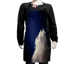 Nocturnal Theme Night Sky Kids Apron