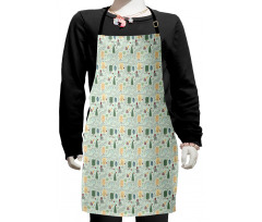 Forest Habitants Kids Apron