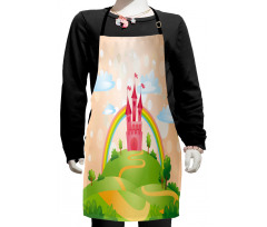 Vibrant Rainbow Kids Apron