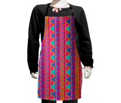 Tribal Zigzags Kids Apron