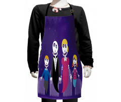 Family of Ghosts Kids Apron