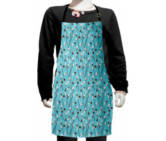 Harvest Season Pattern Kids Apron