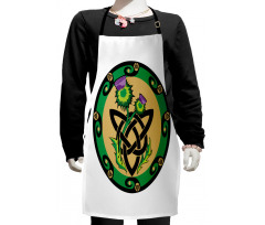 Knot Thorns Stem Kids Apron