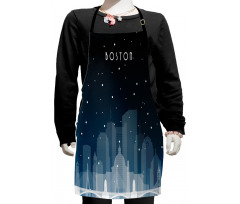 Nocturnal City Concept Kids Apron