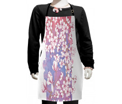 Japanese Spring Bloom Kids Apron