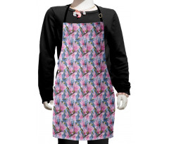 Low Poly Nature Scene Kids Apron