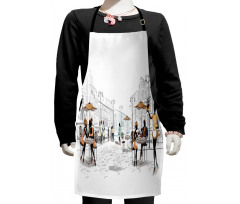 European Street Restaurant Kids Apron