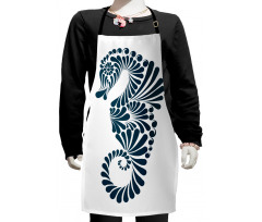 Abstract Curvy Form Kids Apron