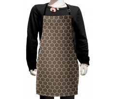 Stripped Hexagons Kids Apron