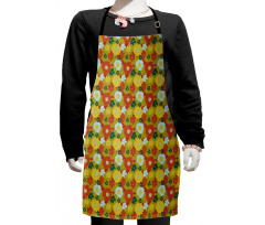 Chrysanthemum and Lily Kids Apron