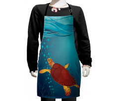 Underwater Composition Kids Apron