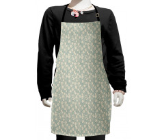 Pastel Gourd Field Pattern Kids Apron