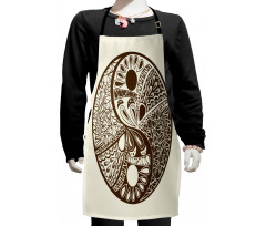 Abstract Hand-Drawn Kids Apron