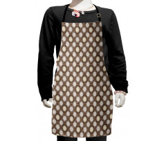 Dahlia Flowers Kids Apron