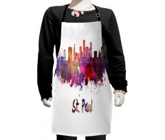 Saint Paul Skyline Kids Apron