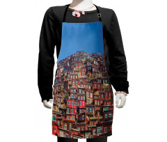 Old Houses Larung Gar Kids Apron