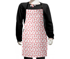 Cartoon Smiling Animals Kids Apron