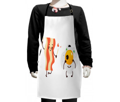 Funny Cartoon Characters Kids Apron