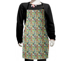 Rain Forest Animals Kids Apron