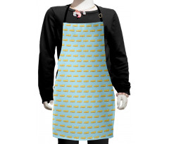 Vintage Hand-Drawn Kids Apron