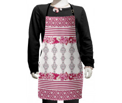 Damask and Ladybugs Kids Apron