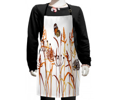 Composition with Leaves Kids Apron