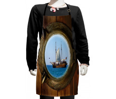 Ship Window with Cruise Kids Apron