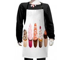 Cakes with Frosting Topping Kids Apron