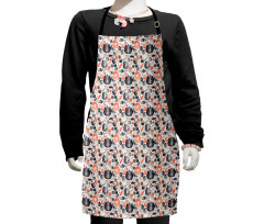 Shrimps Rolls and Wasabi Food Kids Apron