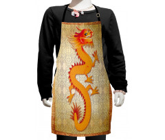 Chinese Folk Elements Kids Apron