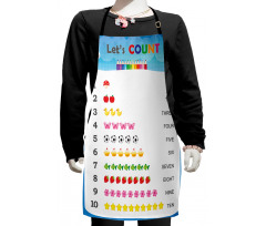 Count to Ten Learning Kids Apron