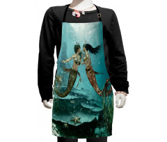 Sea Star and Seaweed Kids Apron