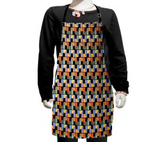 Geometrical Avant Garde Kids Apron