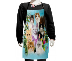 Cats Feline Domestic Kids Apron