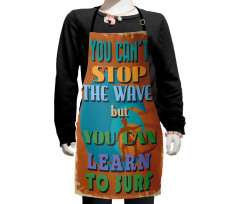 You Can Learn to Surf Kids Apron