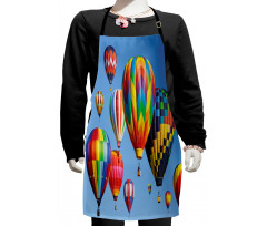 Colorful Air Travel Kids Apron