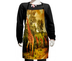 Safari Animals Kids Apron