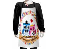 Year Lovers Owls Kids Apron