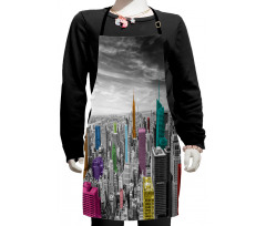 Cityscape Architecture Kids Apron