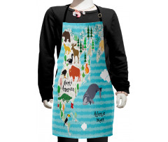 Indigenous Animals Kids Apron