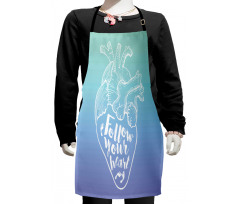 Saying Work Love Kids Apron