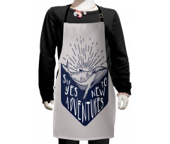 Adventurous Calligraphy Kids Apron