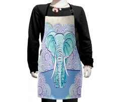 Oval Motifs Kids Apron