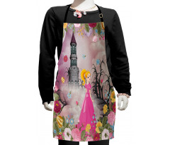 Fairytale Theme Cartoon Art Kids Apron