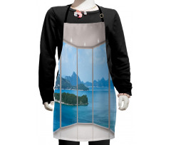 Seascape View from Window Kids Apron