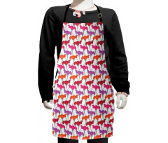 Romantic Petals Design Kids Apron