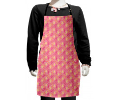 Dotted Plumeria Frangipani Kids Apron