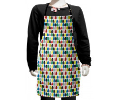 Hand-drawn Shapes Abstract Kids Apron