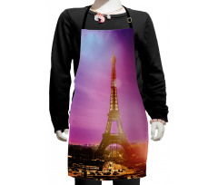 Colorful Sky Paris Kids Apron