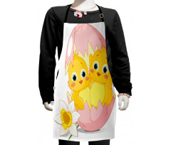 Daffodil Chicks Cracked Egg Kids Apron